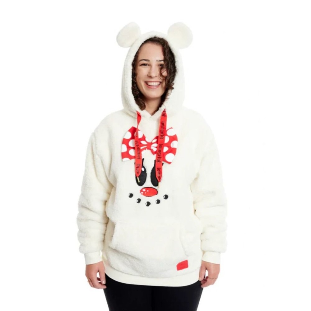 Loungefly Minnie Mouse Sherpa Hoodie